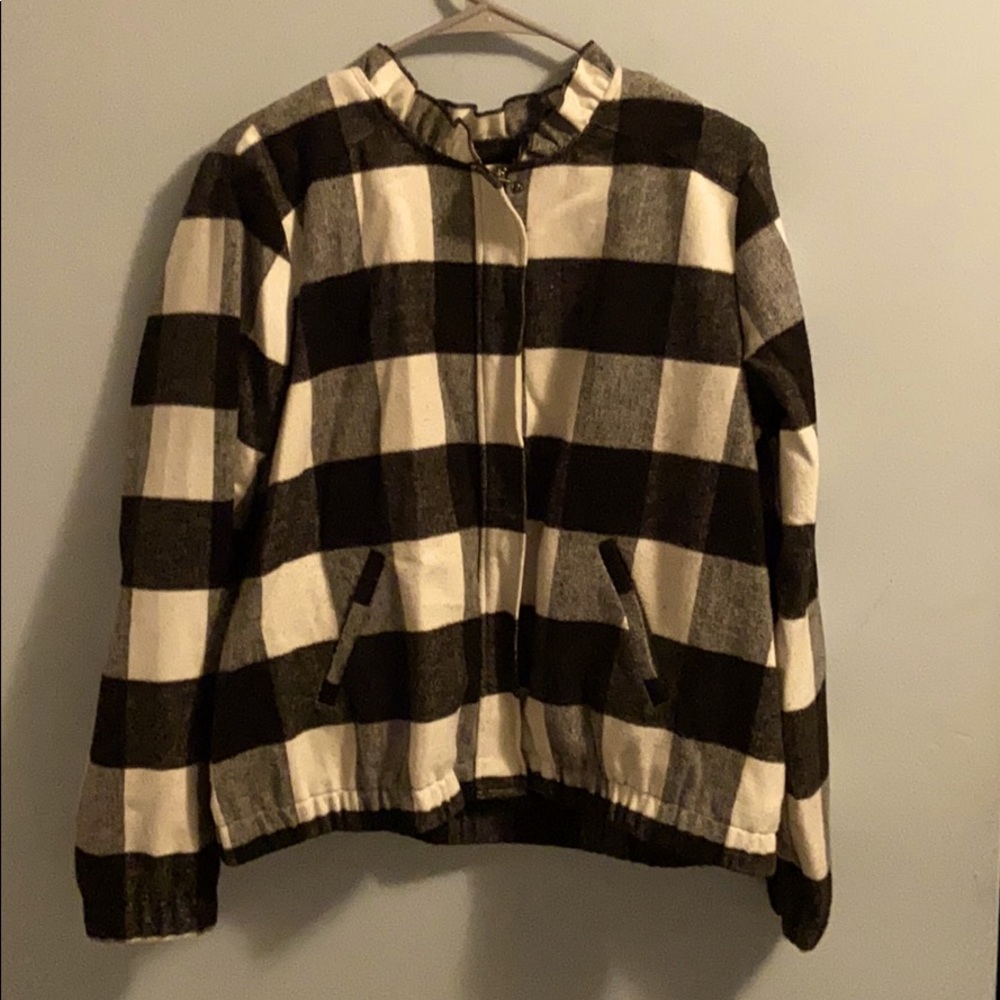 Christopher and banks flannel jacket